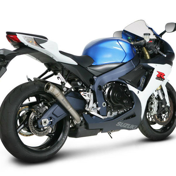 Akrapovic Racing Megaphone Titanium Slip-On Exhaust 11-18 GSX-R600